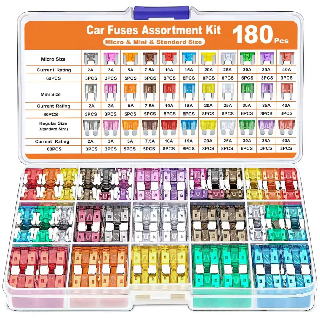 180 Piece Fuse kit