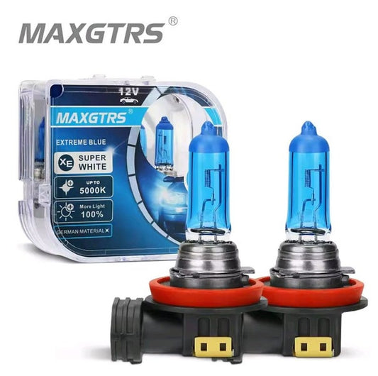 2x 100W H8 Head Lamp 5000K Xtreme Blue