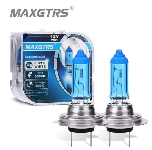 2x 100W H7 Head Lamp 5000K Xtreme Blue